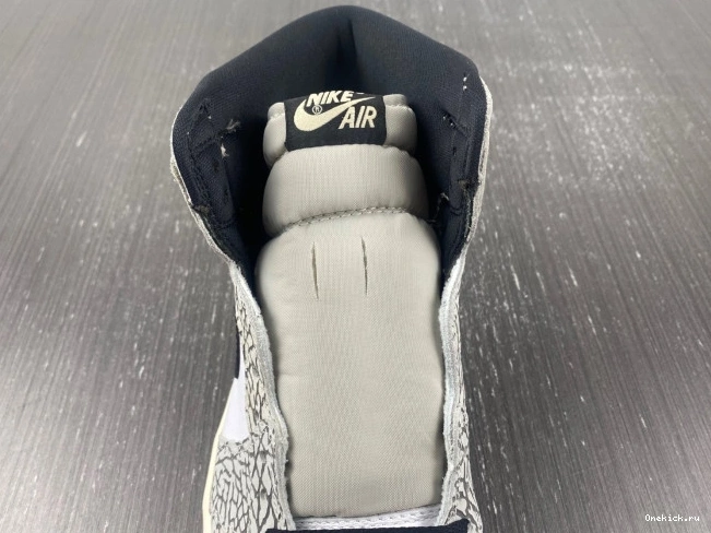 One Kick Jordan 1 Cement High OG White Air DZ5485-052 0717